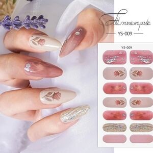 3D Nail Wraps | Nail Strips | Nail Stickers [14 PCS]
